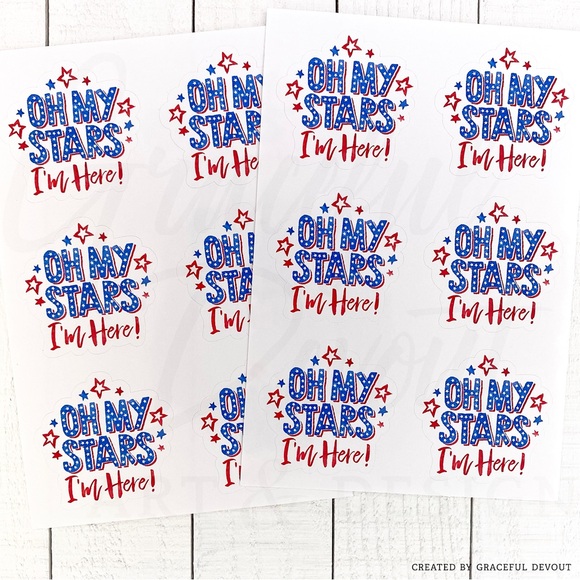 🇺🇸 Fourth of July Bombastic Sticker Variety Pack [GD79-96] - Picture 5 of 6